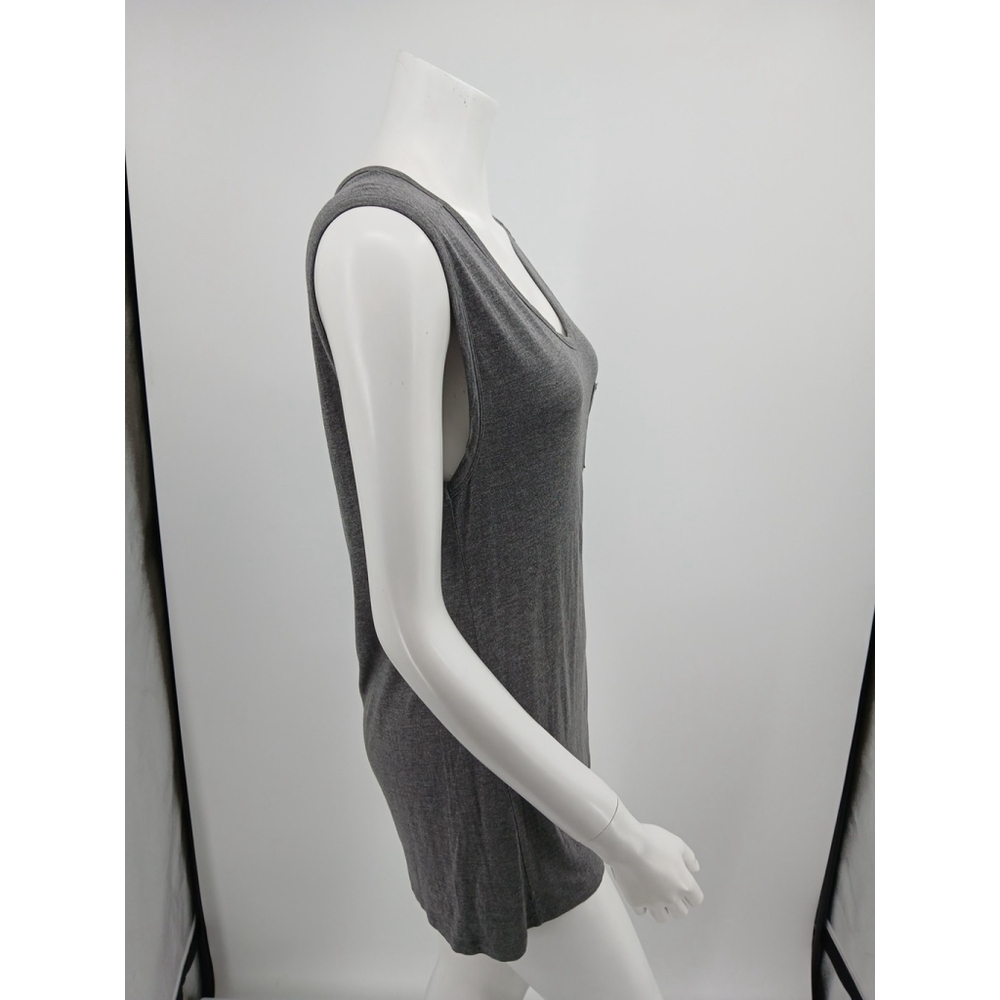 T Alexander Wang Womens Gray Sleeveless Top Size S Pocket Rayon - Picture 6 of 7